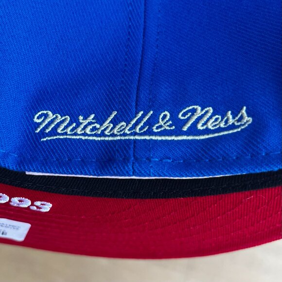 MITCHELL & NESS TOPPS TORONTO BLUE JAYS FITTED 7 3/8 HAT Structured NEW - Picture 4 of 6